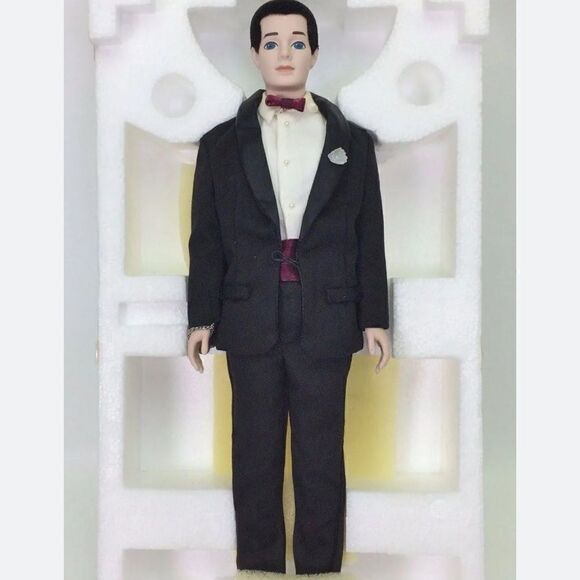 30th Anniversary Porcelain Ken In Box Mattel New - Picture 1 of 3